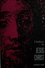 Front cover of I believe in Jesus Christ by Marbury E. Anderson