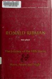 Front cover of The journey of the fifth horse by Ronald Ribman