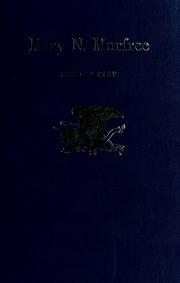 Front cover of Mary N. Murfree by Cary, Richard