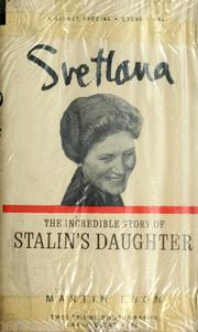 Cover of Svetlana by Martin Ebon