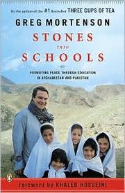 Cover of Stones into schools by Greg Mortenson