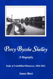 Cover of Percy Bysshe Shelley by James Bieri
