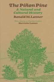 Cover of The piñon pine by Ronald M. Lanner