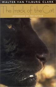 Cover of The track of the cat by Walter Van Tilburg Clark