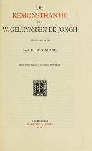Front cover of De Remonstrantie by Wollebrandt Geleynssen de Jongh