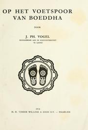 Cover of Op het voetspoor van Boeddha by Jean Philippe Vogel