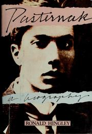 Cover of Pasternak, a biography by Ronald Hingley