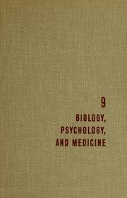 Front cover of Biology, psychology, and medicine by Mortimer J. Adler