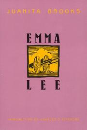 Front cover of Emma Lee by Juanita Brooks