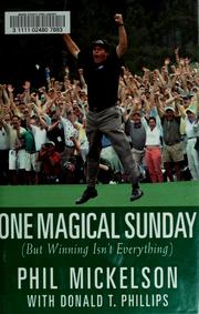 Cover of One magical Sunday by Phil Mickelson