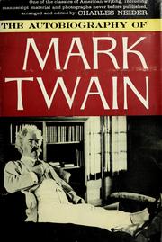 Front cover of The Autobiography of Mark Twain by Mark Twain