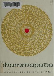 Cover of The Dhammapada by P. Lal