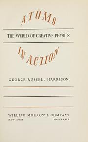 Front cover of Atoms in action by George Russell Harrison
