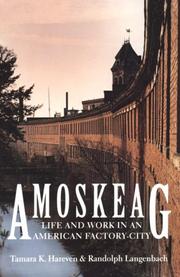 Cover of Amoskeag by Tamara K. Hareven
