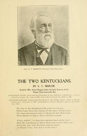 Cover of The two Kentuckians by S. C. Mercer