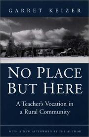 Front cover of No place but here by Garret Keizer