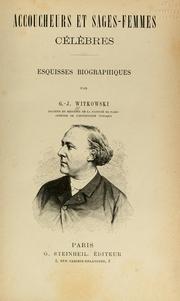 Cover of Accoucheurs et sages-femmes célèbres by Gustave Joseph Witkowski