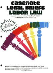Cover of Casenote legal briefs by Norman S. Goldenberg