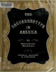 Front cover of The daguerreotype in America by Beaumont Newhall