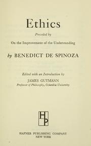 Front cover of Ethics, preceded by On the improvement of the understanding by Benedictus de Spinoza