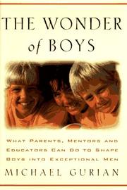 Front cover of The wonder of boys by Michael Gurian