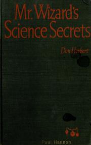 Cover of Mr. Wizard's Science Secrets by Don Herbert
