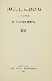 Front cover of South Riding by Winifred Holtby