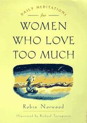 Cover of Daily Meditations for Women Who Love Too Much by Robin Norwood