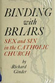 Cover of Binding with briars by Richard Ginder