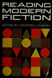 Front cover of Reading modern fiction -- Fourth Edition by Lynskey, Winifred C.