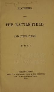 Front cover of Flowers from the battle-field by Margaret T. Canby