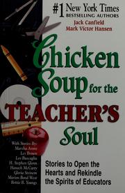 Cover of Chicken soup for the teacher's soul by Canfield, Jack, 1944-