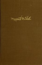 Front cover of Gone with the wind letters, 1936-1949 by Margaret Mitchell