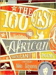 Front cover of The 100 Best African American Poems by Nikki Giovanni