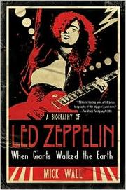 Cover of When Giants Walked the Earth by Mick Wall