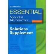 Front cover of Manage Covers Essential Specialist Mathematics Worked solutions (Essential Mathematics) by Michael Wyndham Evans