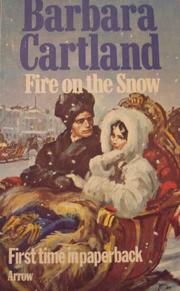 Front cover of Fire on the snow by Barbara Cartland