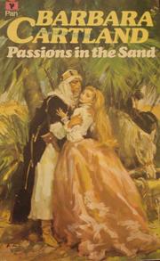 Front cover of Passions in the Sand by Barbara Cartland