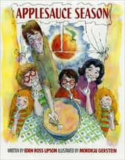 Front cover of Applesauce season by Eden Ross Lipson