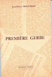 Cover of Première Gerbe by Jean-Pierre Mouchon