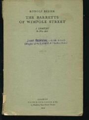 Cover of The Barretts of Wimpole street by Besier, Rudolf