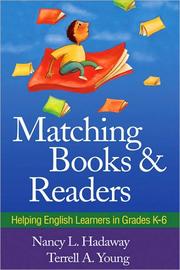 Front cover of Matching Books and Readers by Nancy L. Hadaway