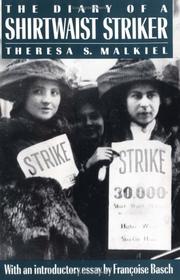 Front cover of The diary of a shirtwaist striker by Theresa Serber Malkiel