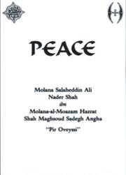 Front cover of Peace Peace by Molana Salaheddin Ali Nader Shah Angha