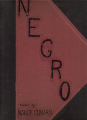 Cover of Negro by Nancy Cunard