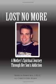 Cover of LOST NO MORE by Marilyn Burns M.S., L.P.C.C.