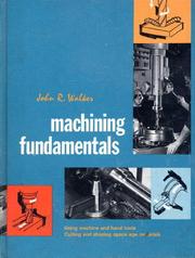 Cover of Machining Fundamentals by John R. Walker