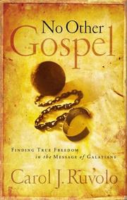 Front cover of No other gospel by Carol J. Ruvolo
