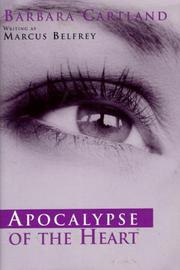 Front cover of Apocalypse of the heart by Barbara Cartland