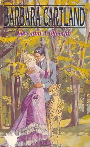 Front cover of Love and a Cheetah by Barbara Cartland